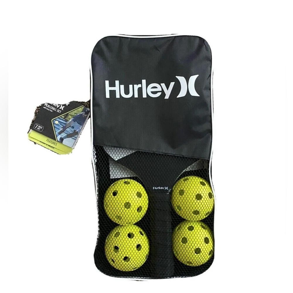 NWT Hurley Pickleball Set with Carrying Case